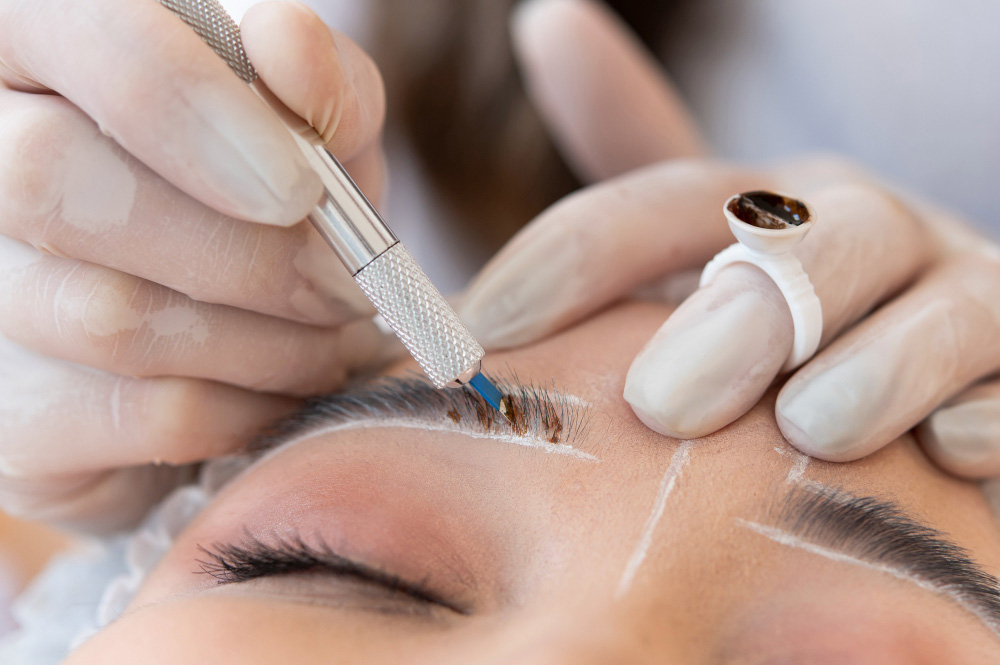 Michelle Quimby performing a CACI facial treatment at Hair at Body Contour, Stalybridge