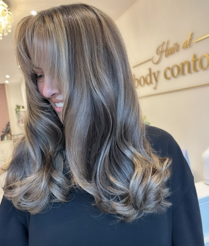 Balayage and freehand colour technique at Hair at Body Contour
